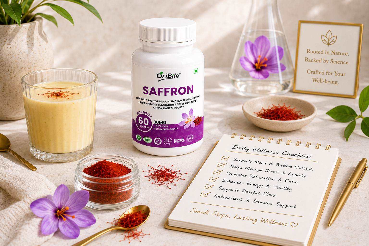 Saffron for Anxiety & Stress Relief: Nature's Golden Remedy