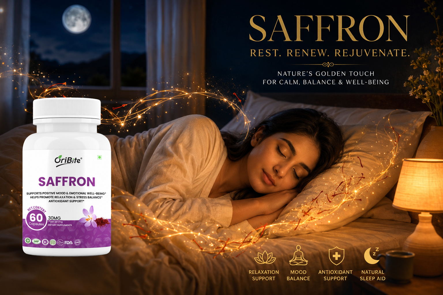 Saffron for Sleep: End Night-Time Anxiety Naturally