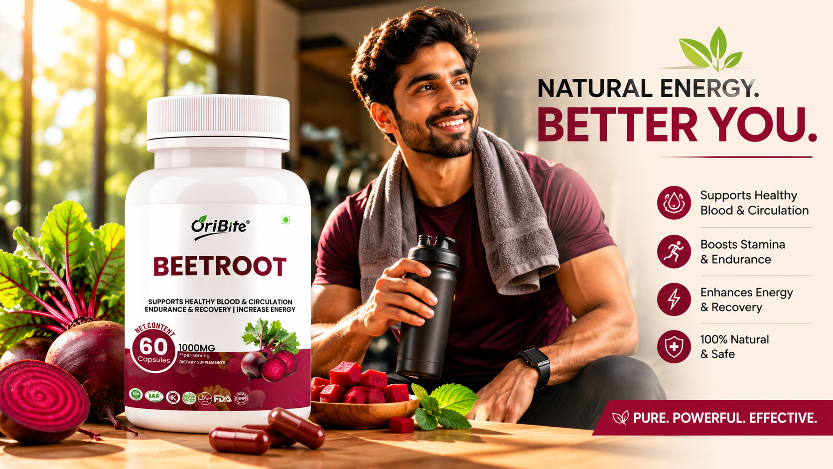 Beetroot Capsules Benefits for Energy and Heart Health