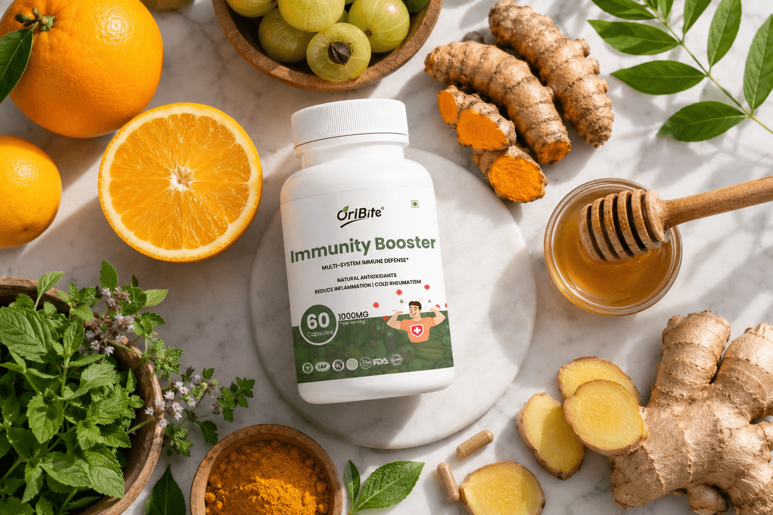 Immunity Booster Capsules for Daily Wellness - Oribite