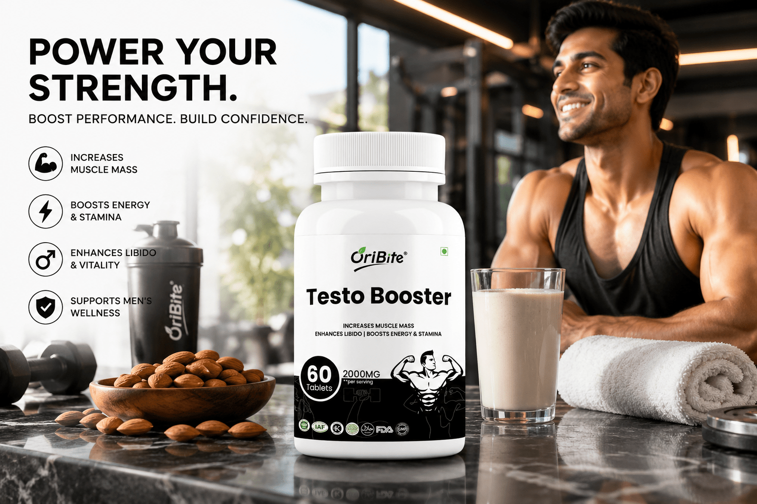 Testobooster Tablets Benefits for Active Men - Oribite