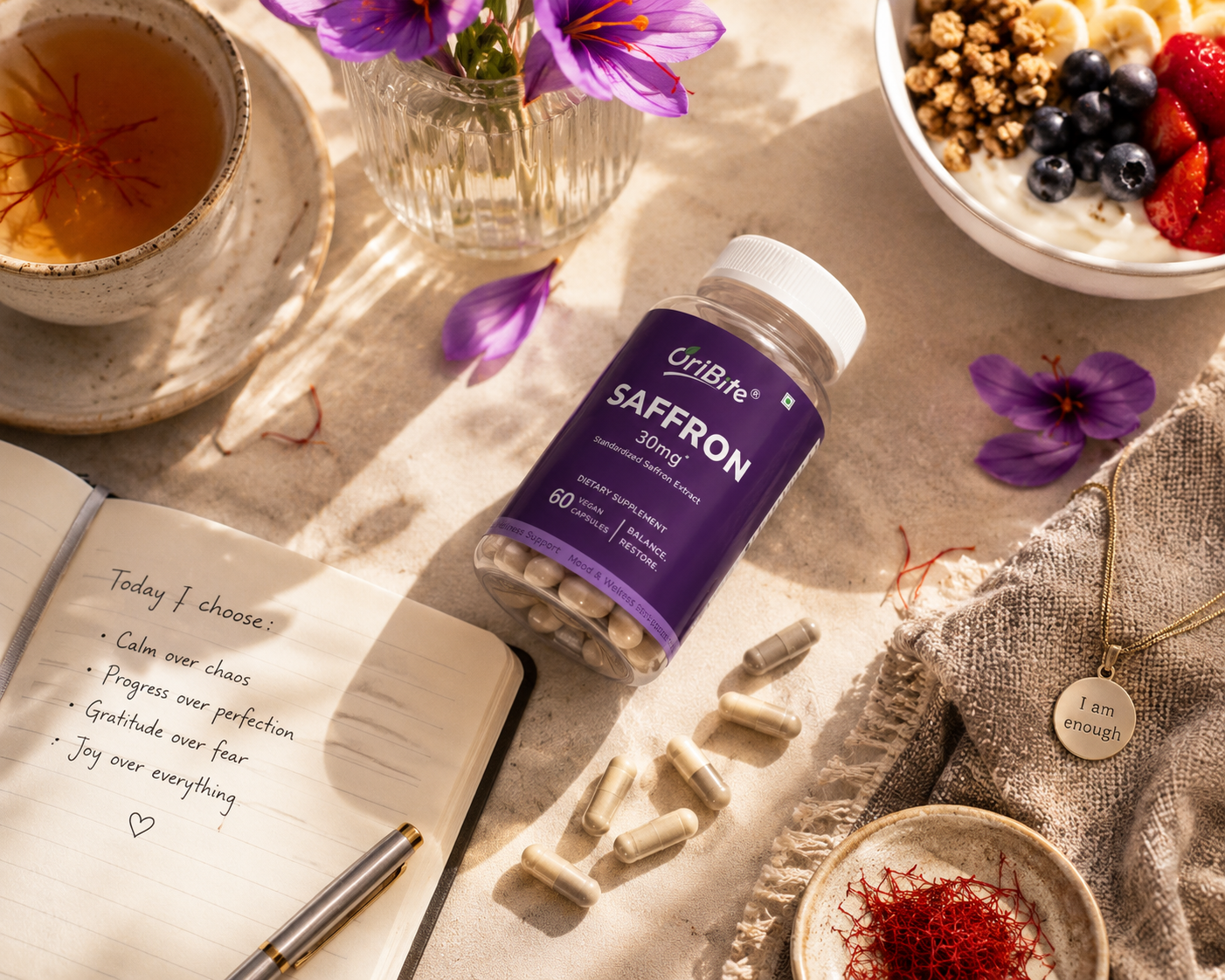 Saffron and Serotonin Levels: Natural Mood Boost
