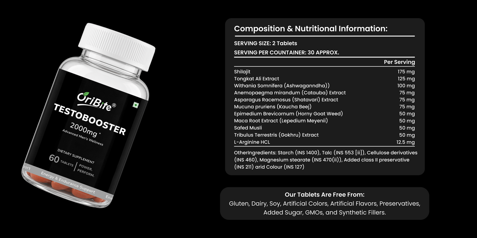 Testobooster 2000mg Tablets